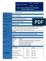 Ficha Tecnica de Ahumado de Paiche