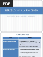 Introduccion A La Psicología