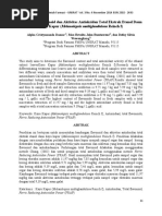 Pharmacon Kandungan Flavonoid Dan Aktivitas Antioksidan Total Ekstrak Etanol Daun Kayu Kapur (Melanolepsis Multiglandulosa Reinch F)