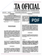 GO 6133 Decreto en El Cual Se Crea La Gran Misión A Toda Vida Venezuela y La Fundación GMATVV