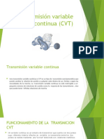 Transmisión Variable Continua (CVT)