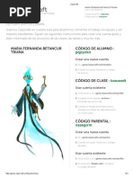 Classcraft CODIGOS 8