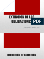 Extincion de Las Obligaciones