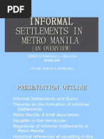 Informal Settlements in Metro Manila