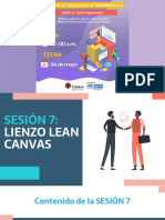 Sesion 7 - Lienzo Lean Canvas