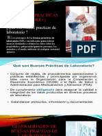 BPL (Buenas Practicas de Laboratorio) Preguntas Respondidas