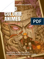 Ebook Como Colorir Animes