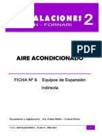 Ficha #6 Equipos de Expansión Indirecta de Aire Acondicionado