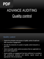 AA - Spring 2021 13 Quality Control