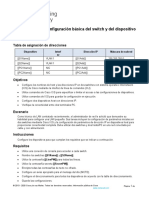 Packet Tracer - Configuración Básica Del Switch y Del Dispositivo Final