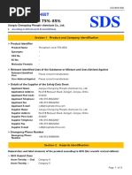 Phosphoric Acid 75%-85%: Safety Data Sheet