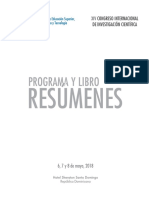 Lunes 4 Junio - Final F. Xiv Congreso Internacional Resumenes Completos. 2018