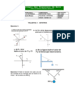 TALLER No 1 ESTATICA