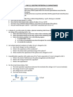 AP Physics C - 2021 HW 12 Potential & Capacitance