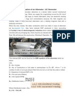 Emf Equation of Alternator