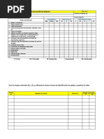 Tabla EVALUACION RIESGOS PAE FESPA