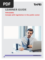 LG - PSPLEG001 Comply With Legislation in The Public Sector