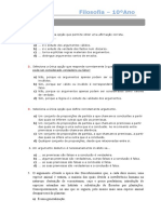 1 - Exercícios de Lógica - 10º Ano