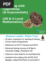 0-Modelling With Logs (AS) CPD Session