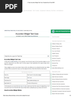 New Accordion Widget Test Case Template Excel Sheet 2021