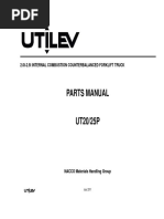 Parts Manual: 2.0T-2.5T Internal Combustion Counterbalanced Forklift Truck