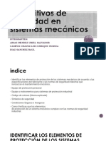 Dispositivos de Seguridad en Sistemas Mecánicos