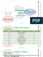 Properties of Matter: Chemistry (Form 1)