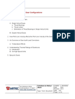 A General Discussion of Gear Configurations 