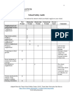 School Safety Audit