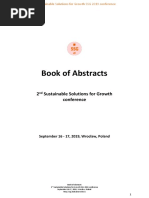 2019 - Konferencija - Lenkijoje - Book of Abstracts 2nd SSG 2019