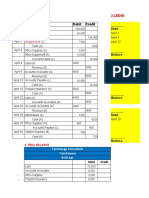 Date Accounts Debit Credit: 1. Journal 2.ledger