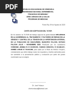 Carta de Aceptacion