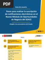 Guía - Suscripción de Notificaciones Electrónicas O.N.