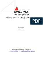 Fire Extinguisher Safety and Handling Instructions