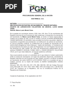 Aviso PGN - Rectificación de Partida de Nacimiento