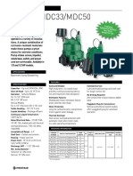 MDC50 Especificaciones Tecnicas