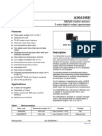 Datasheet A3g4250d