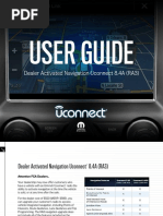 User Guide: Dealer Activated Navigation Uconnect 8.4A (RA3)