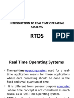 Introduction To Real Time Operating Systems