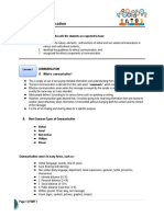 Purposive Communication: at The End of The Unit, The Students Are Expected To Have: Learning Outcomes