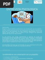 Entrevista Psicologica