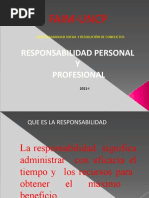 Responsabilidad Personal y Profesional