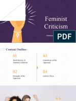 Feminist Criticism: Christian Anthony B. Anog