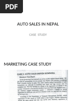 Auto Sales in Nepal: Case Study