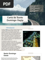 Carta de Santo Domingo Oeste