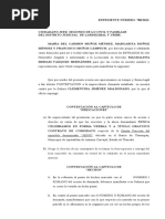 Contestación y Demanda Reconvencional Clementina Jiménez Maldonado.