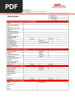 Service Proposal: A. Customer Basic Information （客户基本资料）