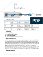 17.7.6 Lab - Troubleshoot Connectivity Issues