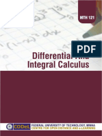 Mat 121 Differential and Integral Calculus