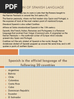 The Origin of Spanish Language (Lesson 1)